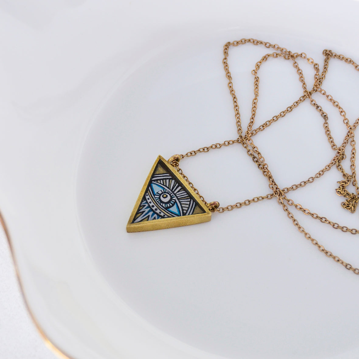 Evil Eye Gold Plated Necklace