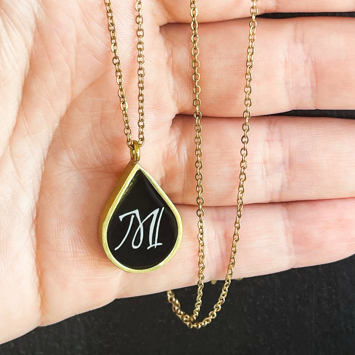 Initial Gold Plated Necklace