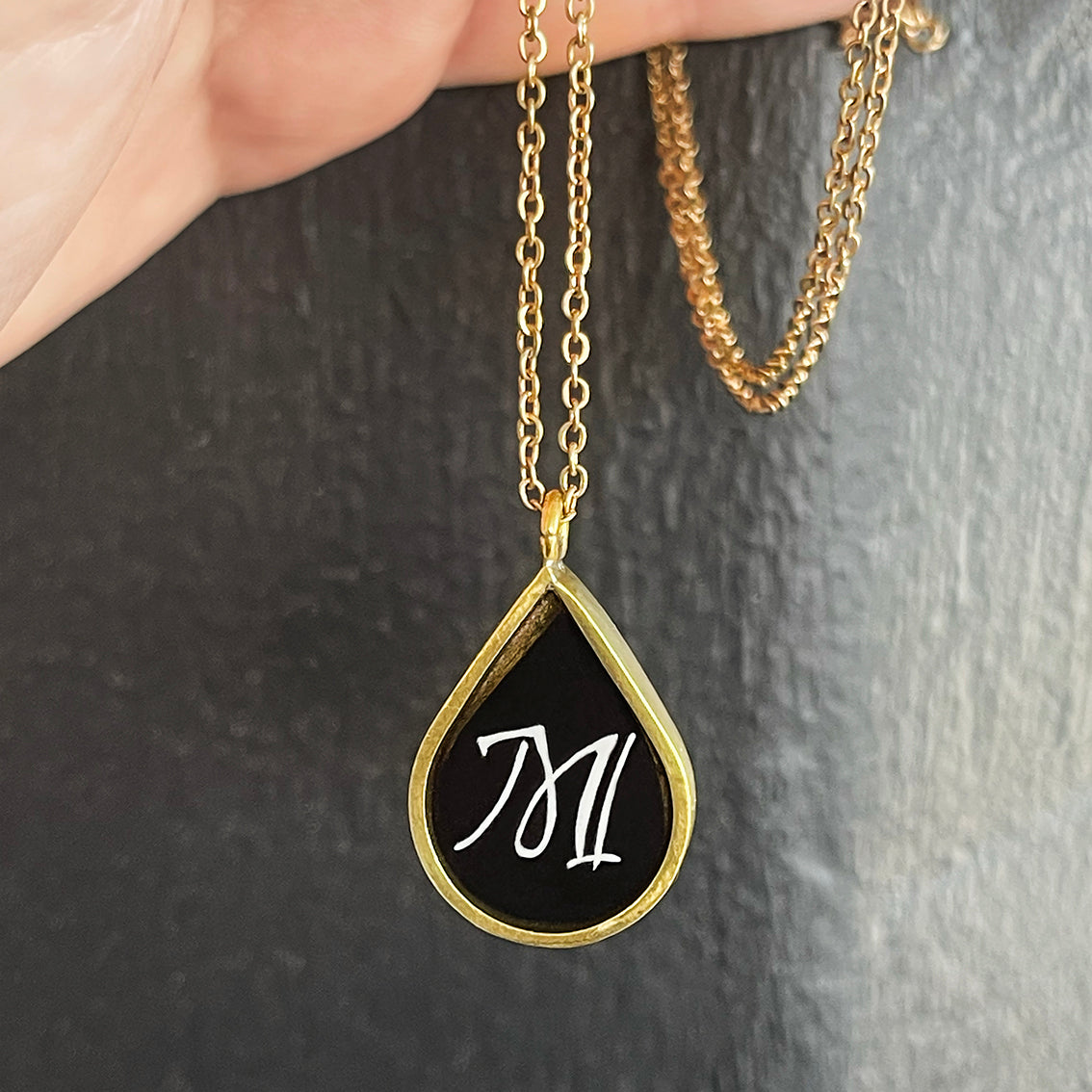 Initial Gold Plated Necklace